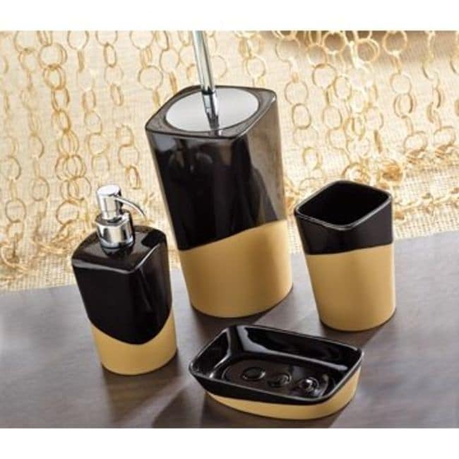 Nameeks Na100 Gedy Bathroom Accessories Set Black