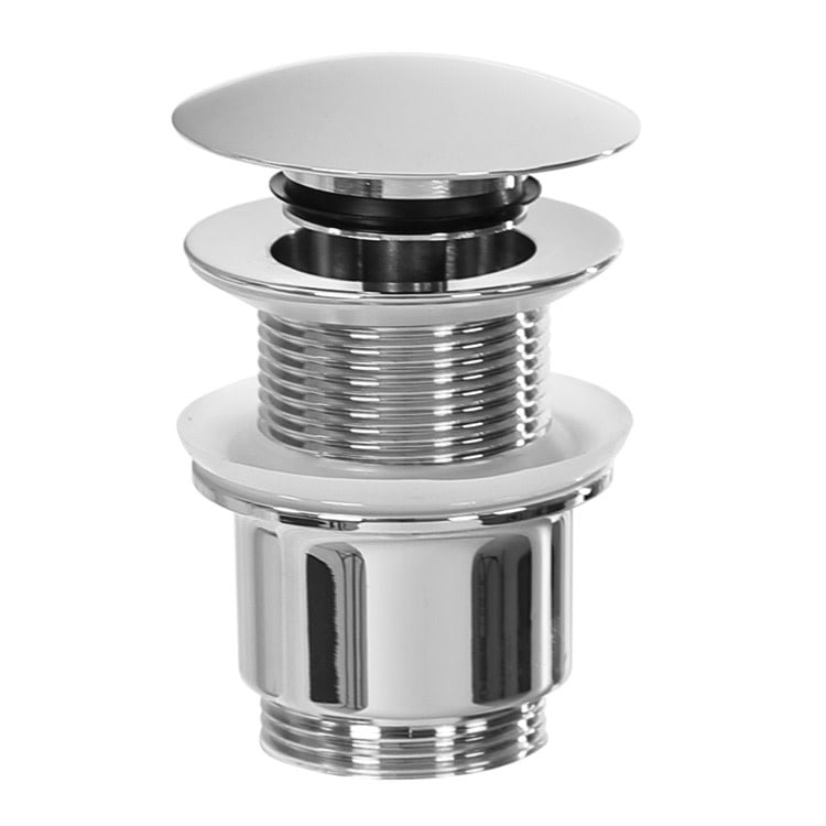 Nameeks Scarabeo S2079 Chrome Scarabeo 1 1 4 Pop Up Assembly Without Overflow From The Click Clack Series Chrome