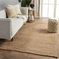 Namtso Natural Solid Beige Area Rug 8 X 10 710 X910