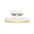Nancy 13.75 Wide Led Semi Flush Mount Matte White
