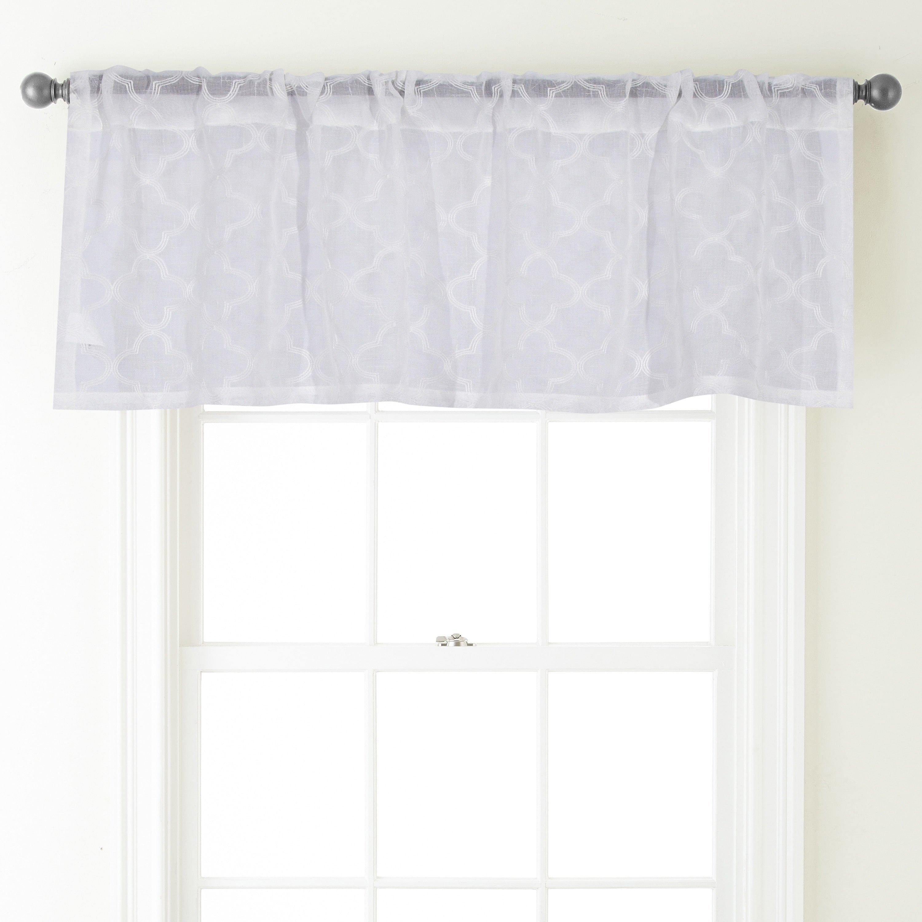 Nanshing Jess 54 X 18 Inch Rod Pocket Curtain Valance 54 X 18