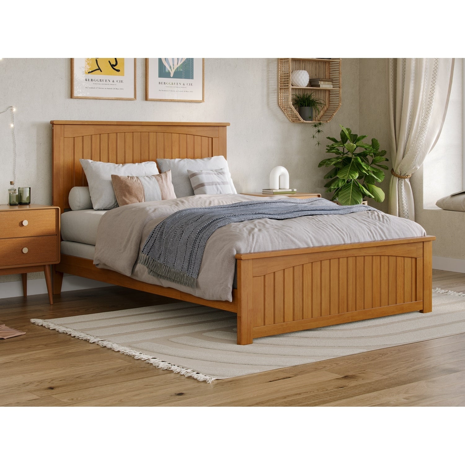 Nantucket Full Traditional Bed With Matching Foot Board In Atlantic Grey