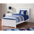 Nantucket Twin Xl Bed With Matching Foot Board In White