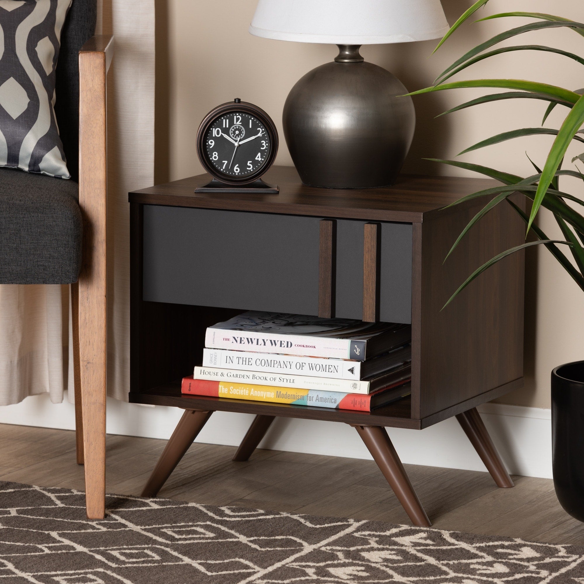 Naoki Modern And Contemporary 1 Drawer Nightstand