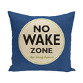 Nap Zone 20 Inch Word Print Outdoor Pillow