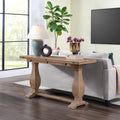 Martin Svensson Home Napa Flip Top Pedestal Sofa Console Table