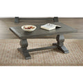 Martin Svensson Home Napa Solid Wood Pedestal Coffee Table