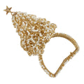 Napkin Ring Holders With Christmas Tree Design Set Of 4