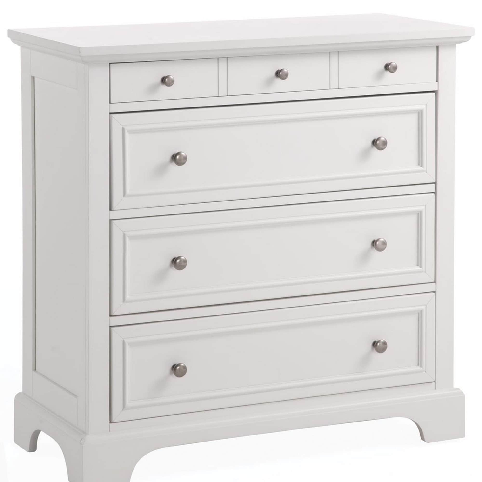 Copper Grove Hoxie White Wooden 4 Drawer Storage Chest