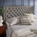 Naples Wingback Button Tufted Upholstered King Headboard By Inspire Q Artisan