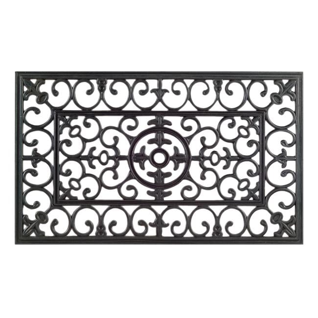Napoleon Black Rubber Door Mat 30 X 18