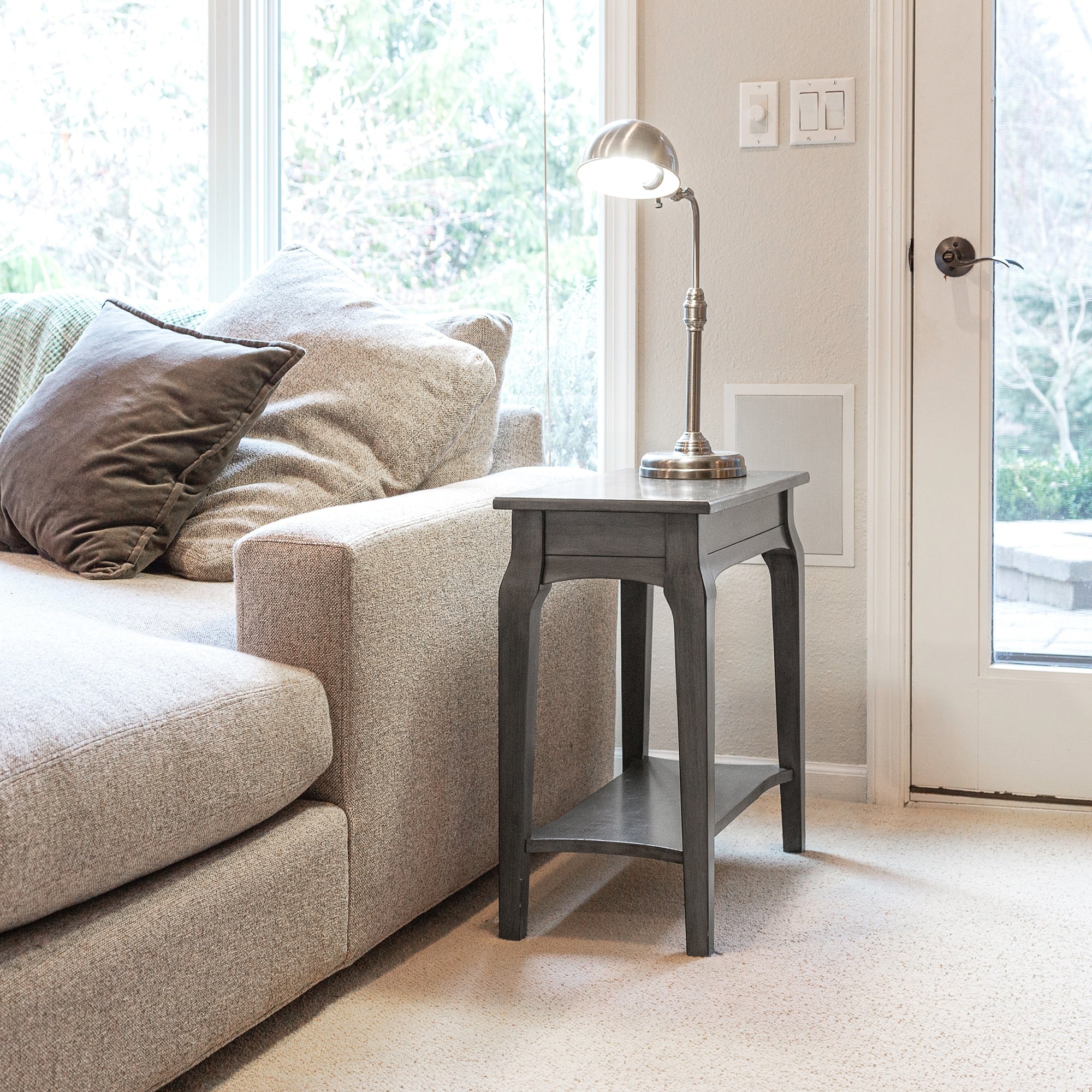 Narrow Chairside Table