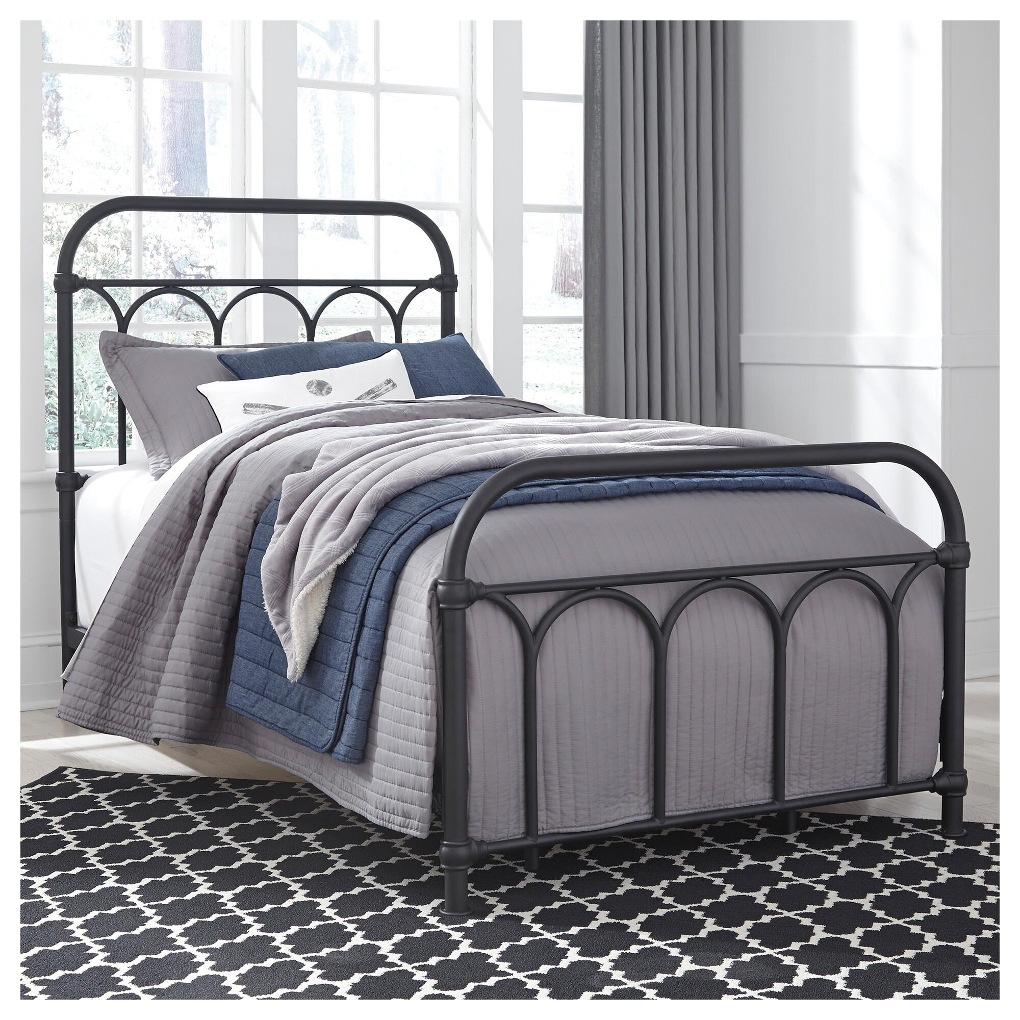 Nashburg Twin Metal Bed Multi