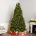 Dunhill Fir Hinged 10 Foot Tree With 1200 Low Voltage Dual Led Lights With 9 Function Footswitch