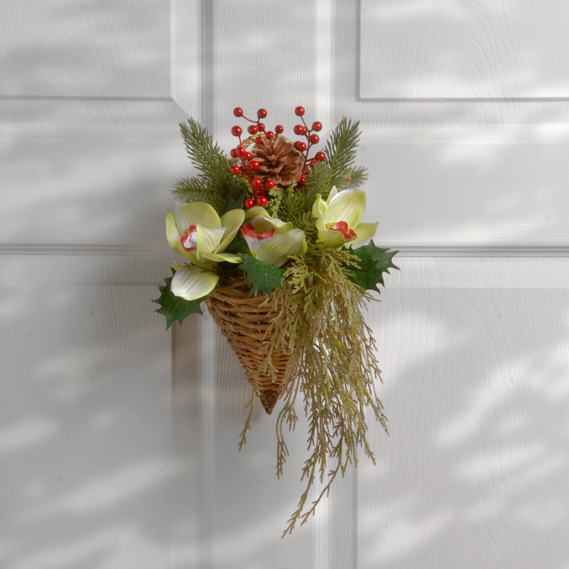11 Cymbidium Flower Wall Basket