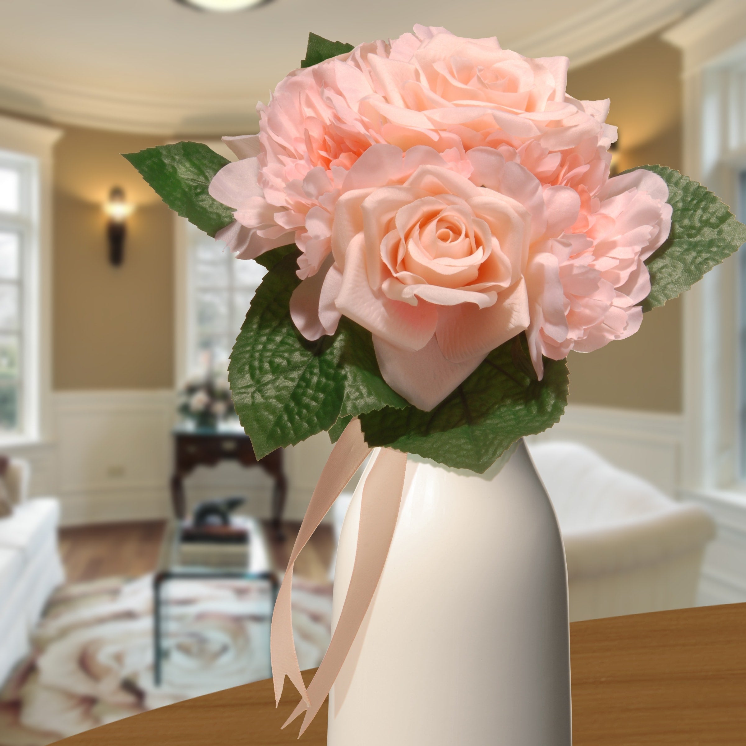 12.2 Peach Rose And Peony Bundle