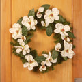 North Valley Artificial Spruce Magnolia Wreath