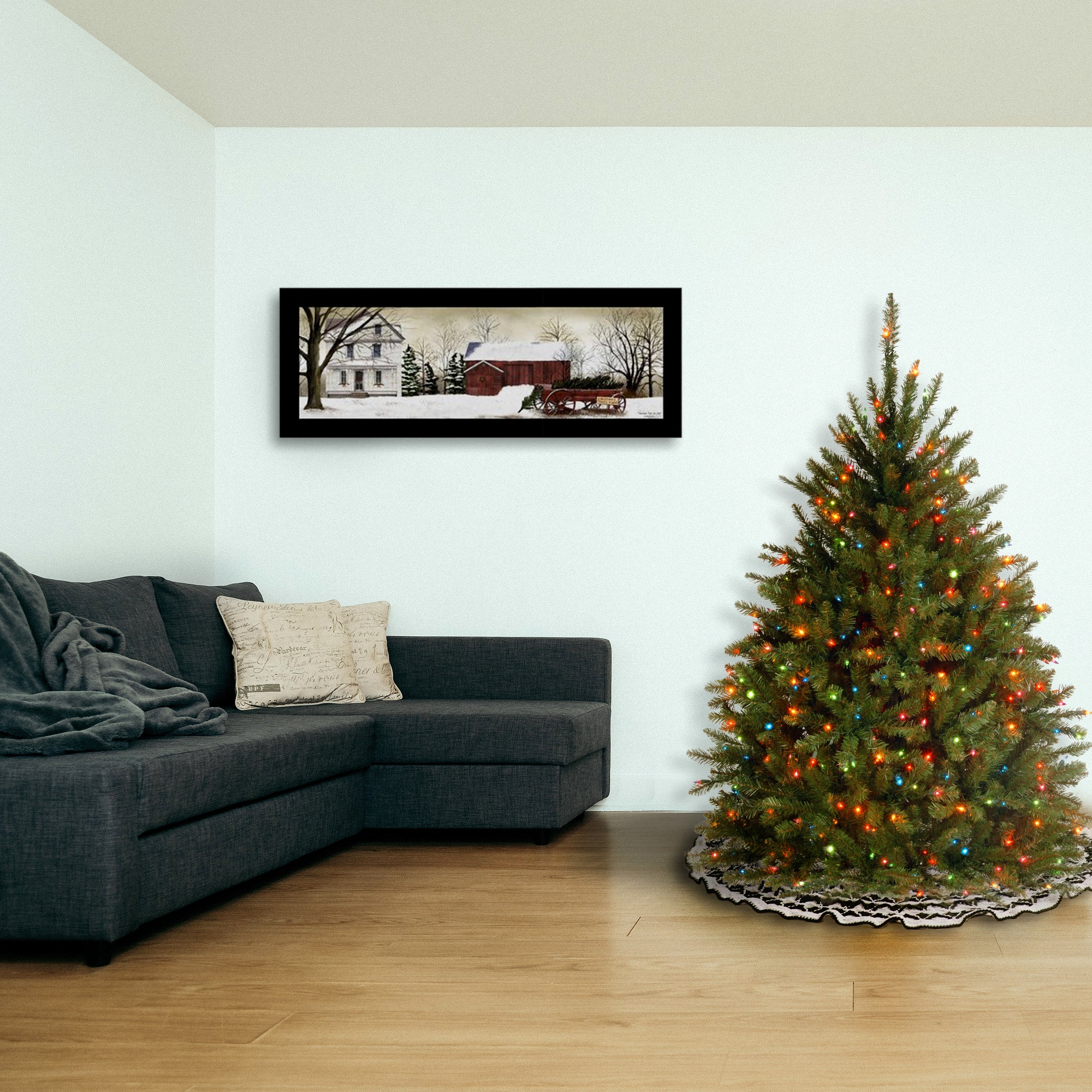 4.5 Foot Fir Pre Lit Or Unlit Artificial Hinged Tree