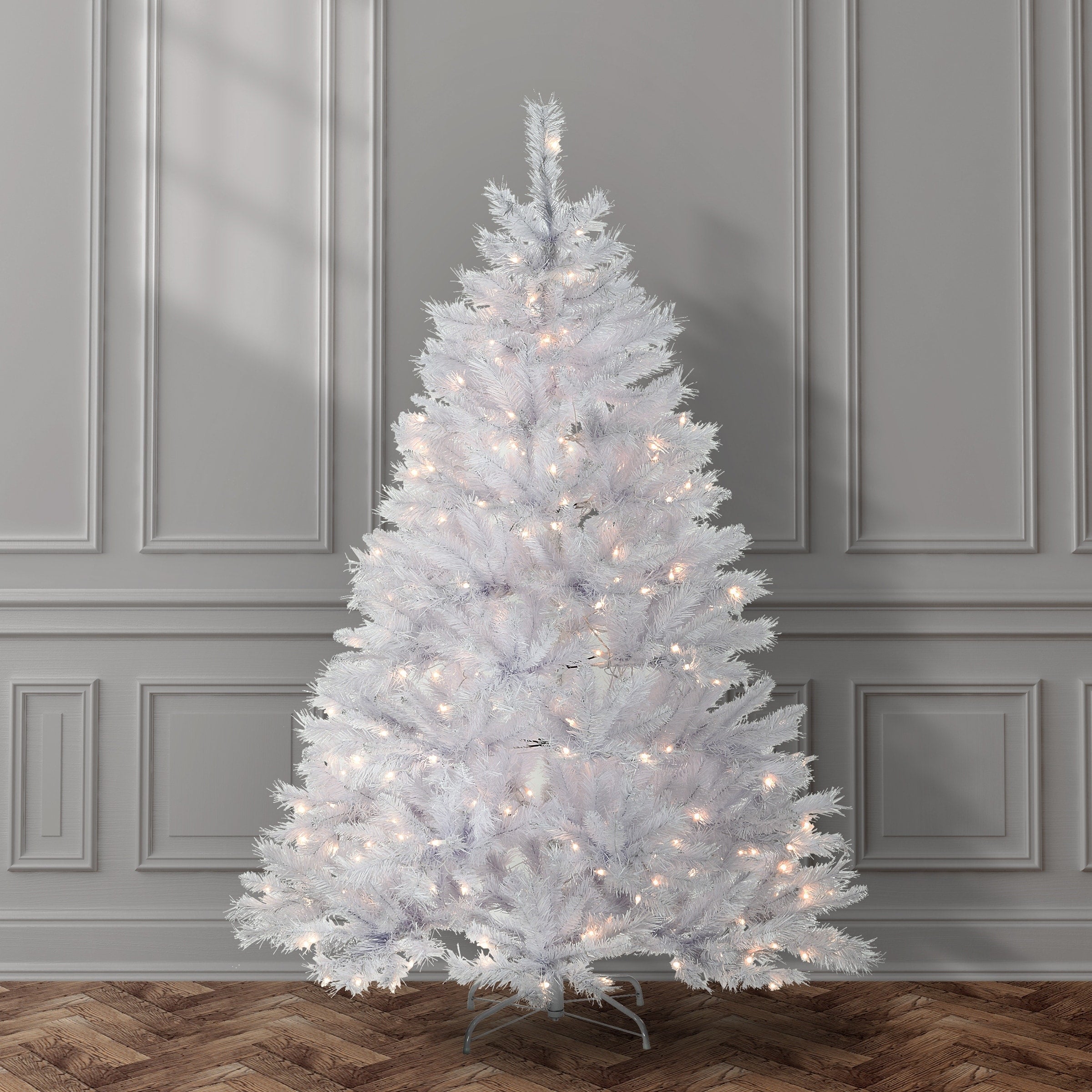 6 Ft. Winchester White Pine Tree With Clear Lights
