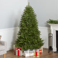 6.5 Foot Fir Pre Lit Or Unlit Artificial Hinged Christmas Tree