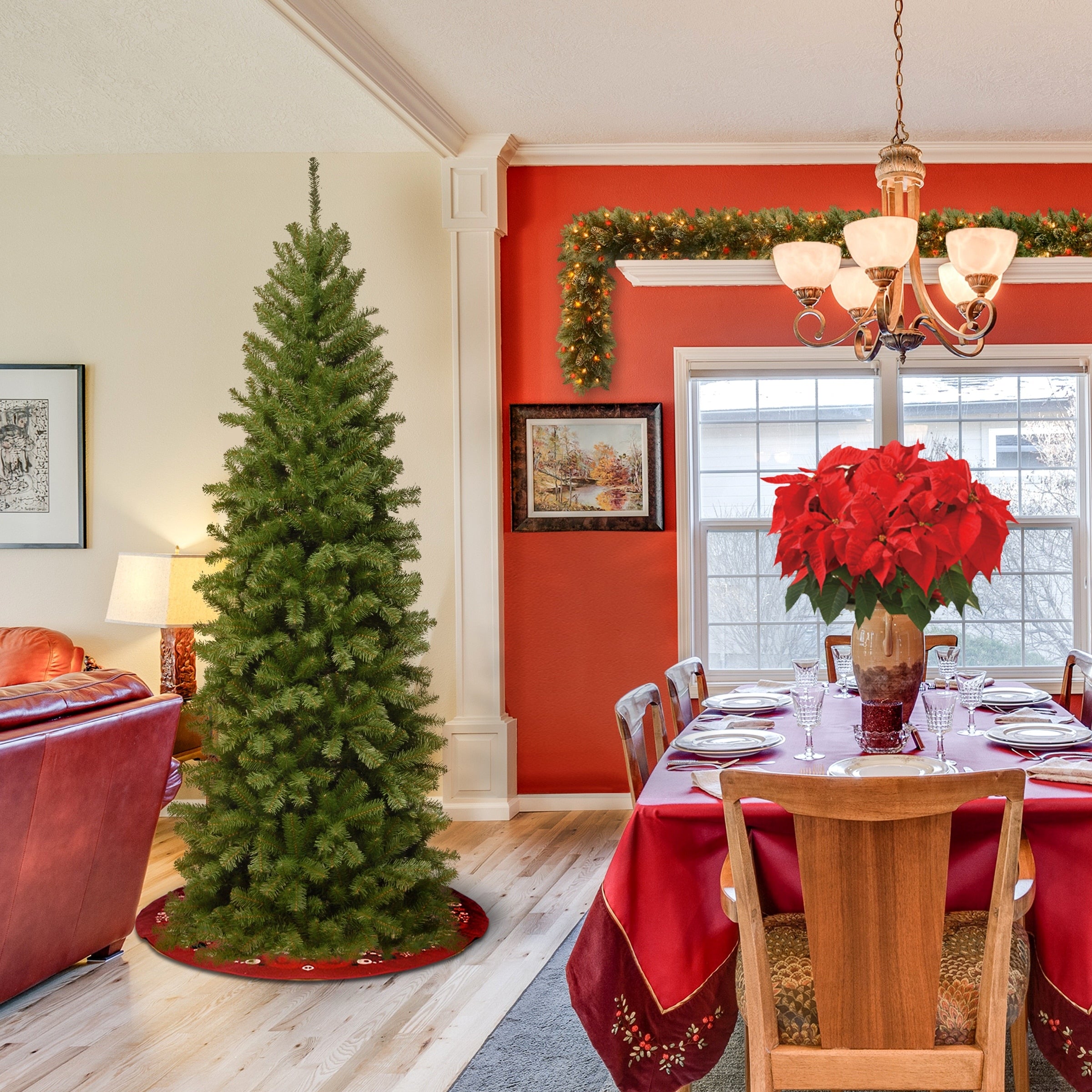 7 Ft. North Valley Spruce Pencil Slim Tree
