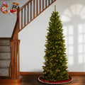 7.5 Ft. North Valley Spruce Pencil Slim Tree With Clear Lights