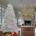 9 Ft. Dunhill White Fir Tree With Clear Lights