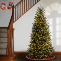 9 Ft. Natural Fraser Slim Fir Tree With Clear Lights