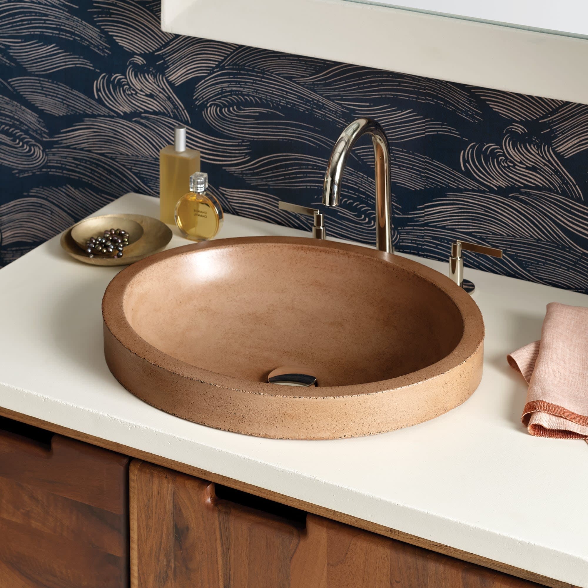 Native Trails Tolosa 19 Single Basin Nativestone Bathroom Sink For