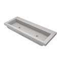 Native Trails Nsl4819 X Trough 48 Rectangular Nativestone Drop In Bathroom Sink No Faucet Holes
