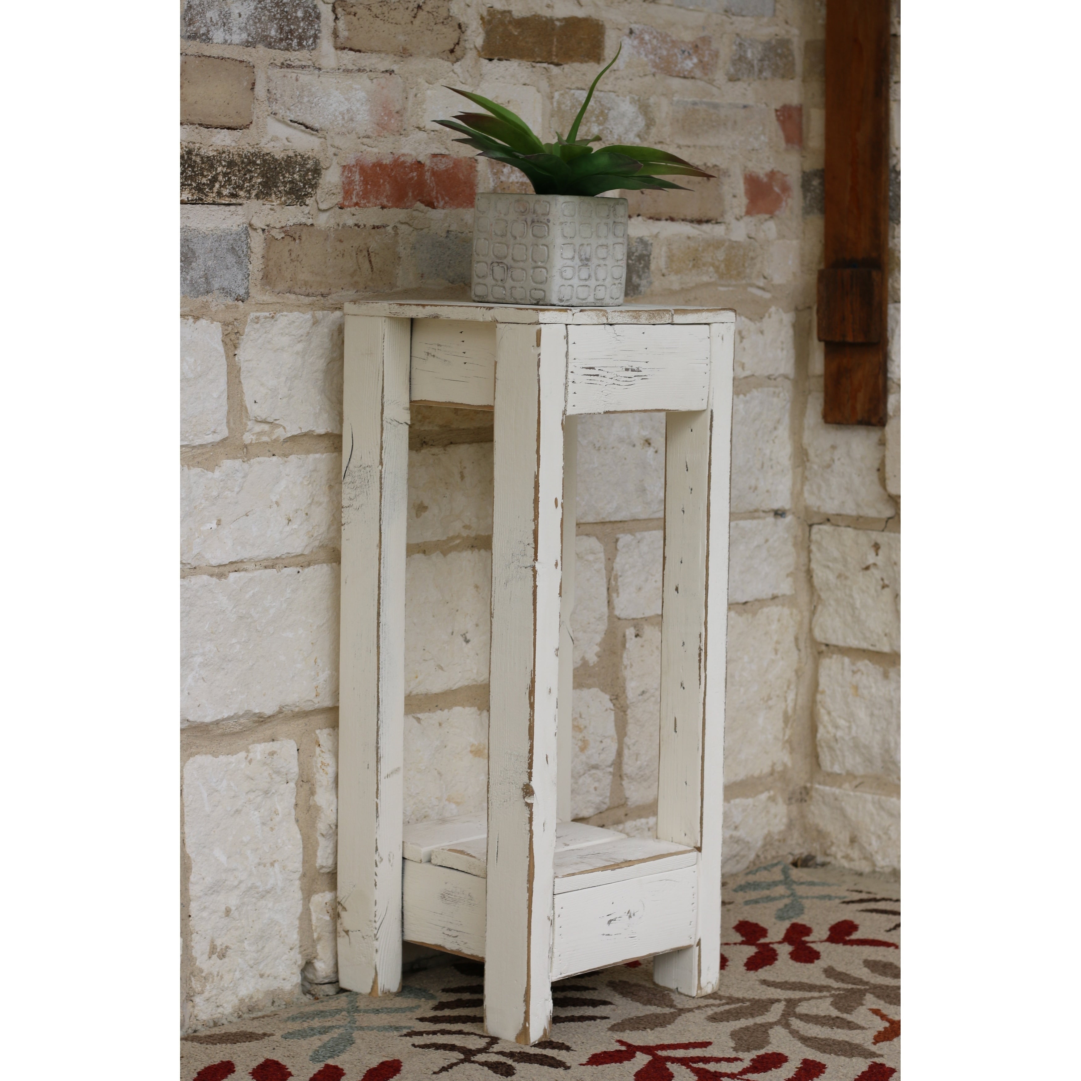 Natural Reclaimed Wood Accent Table