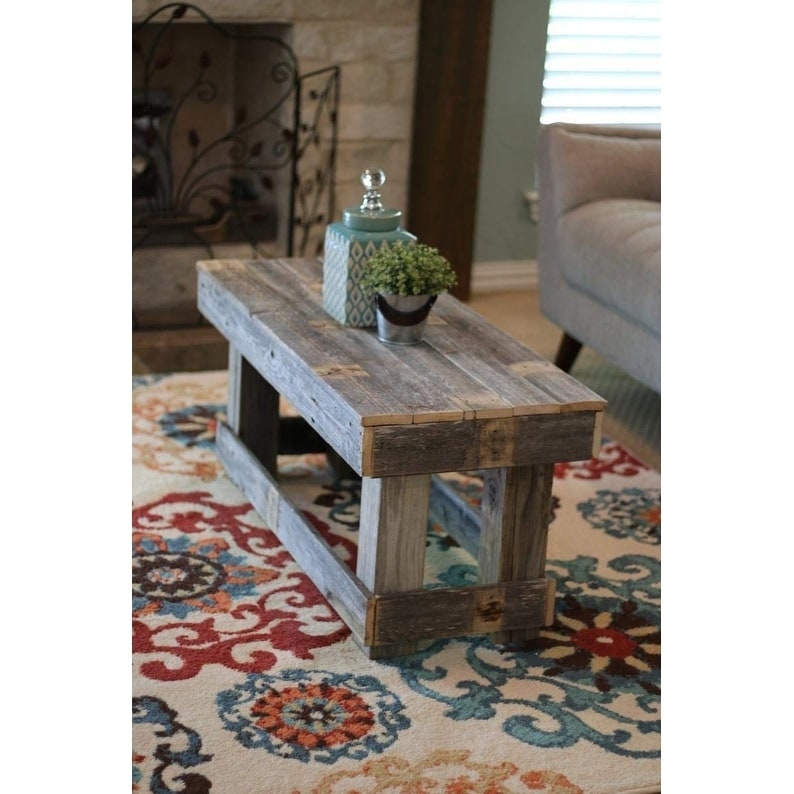 Natural Coffee Table No Shelf