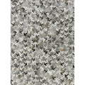 Natural Hide Hand Tufted Leather Hide Gray Area Rug 8 X 10