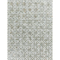 Natural Hide Hand Tufted Leather Hide Silver Ivory Area Rug 8 X 10