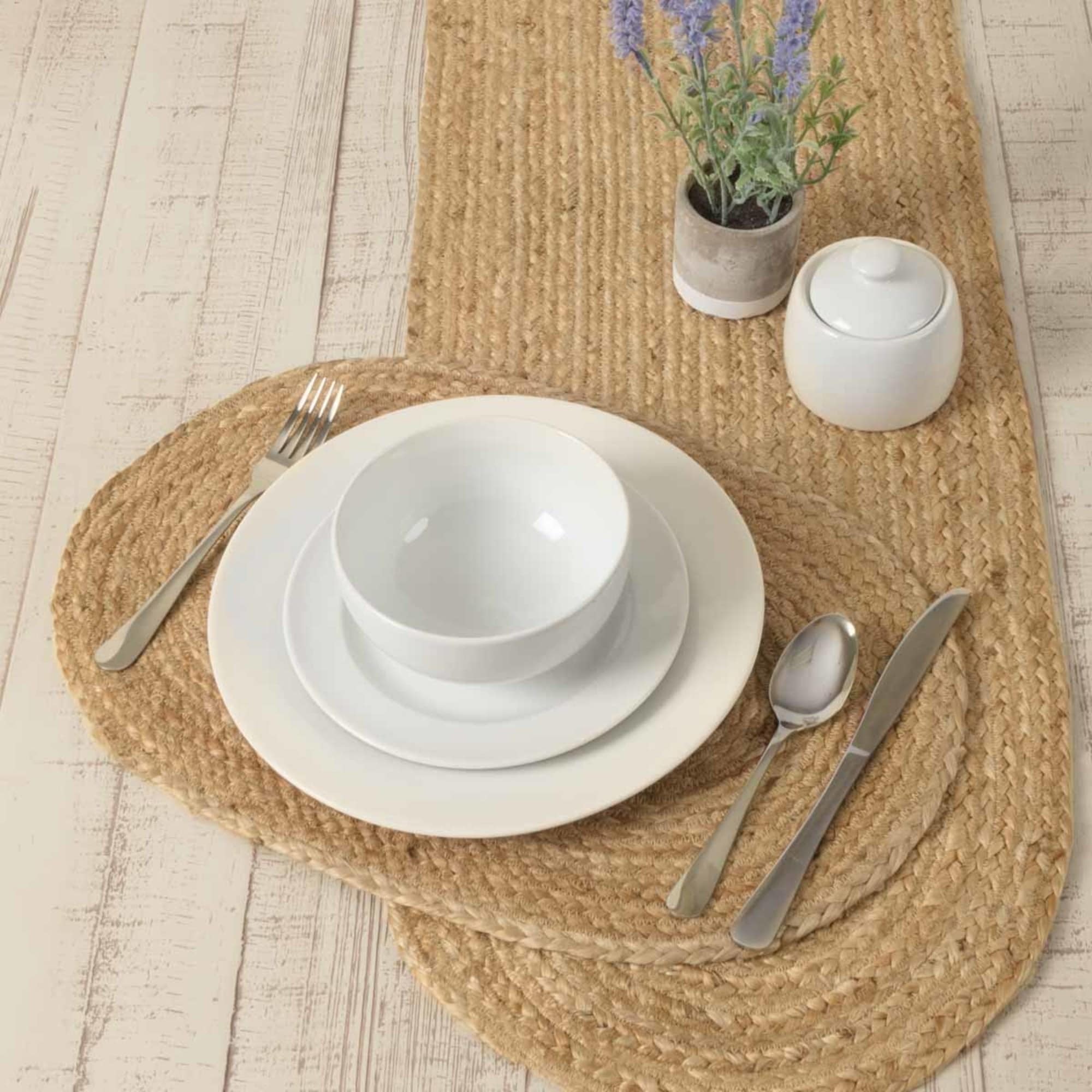 Natural Jute Placemat Set Of 6