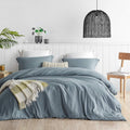 Natural Loft Oversized Comforter Smoke Blue