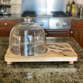 Natural Mango Cheese Board Set With 3 Tools