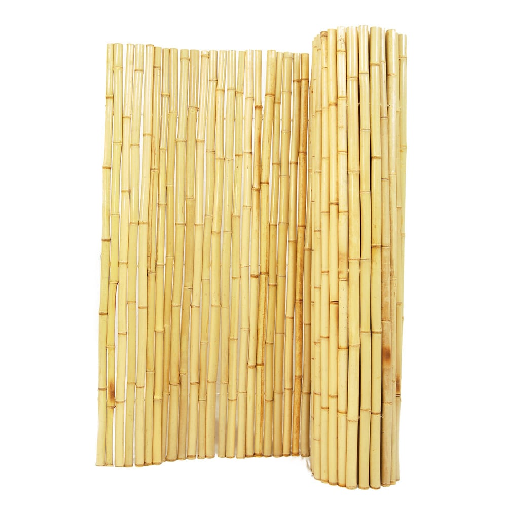 Natural Bamboo Panel Fence 6 Ft. H X 8 Ft. L X 1 In. D