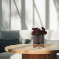 Ceramic 10 Planter On Stand Brown