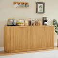 Natural Storage Cabinet Sideboard For Living Room Side Cabinet Coffee Cabinet Console Cabinet Accent Cabinet