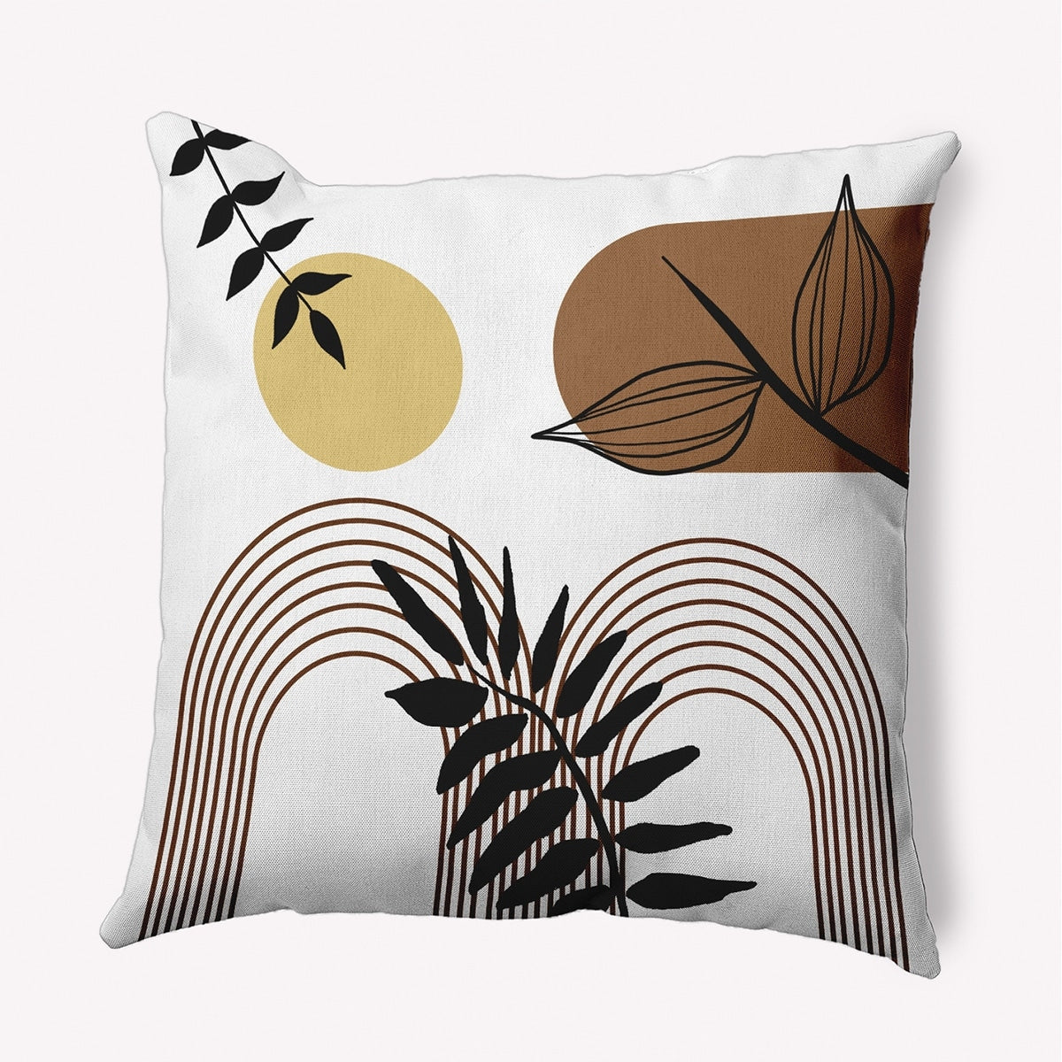 Nature Mosaic Indoor Outdoor Throw Pillow