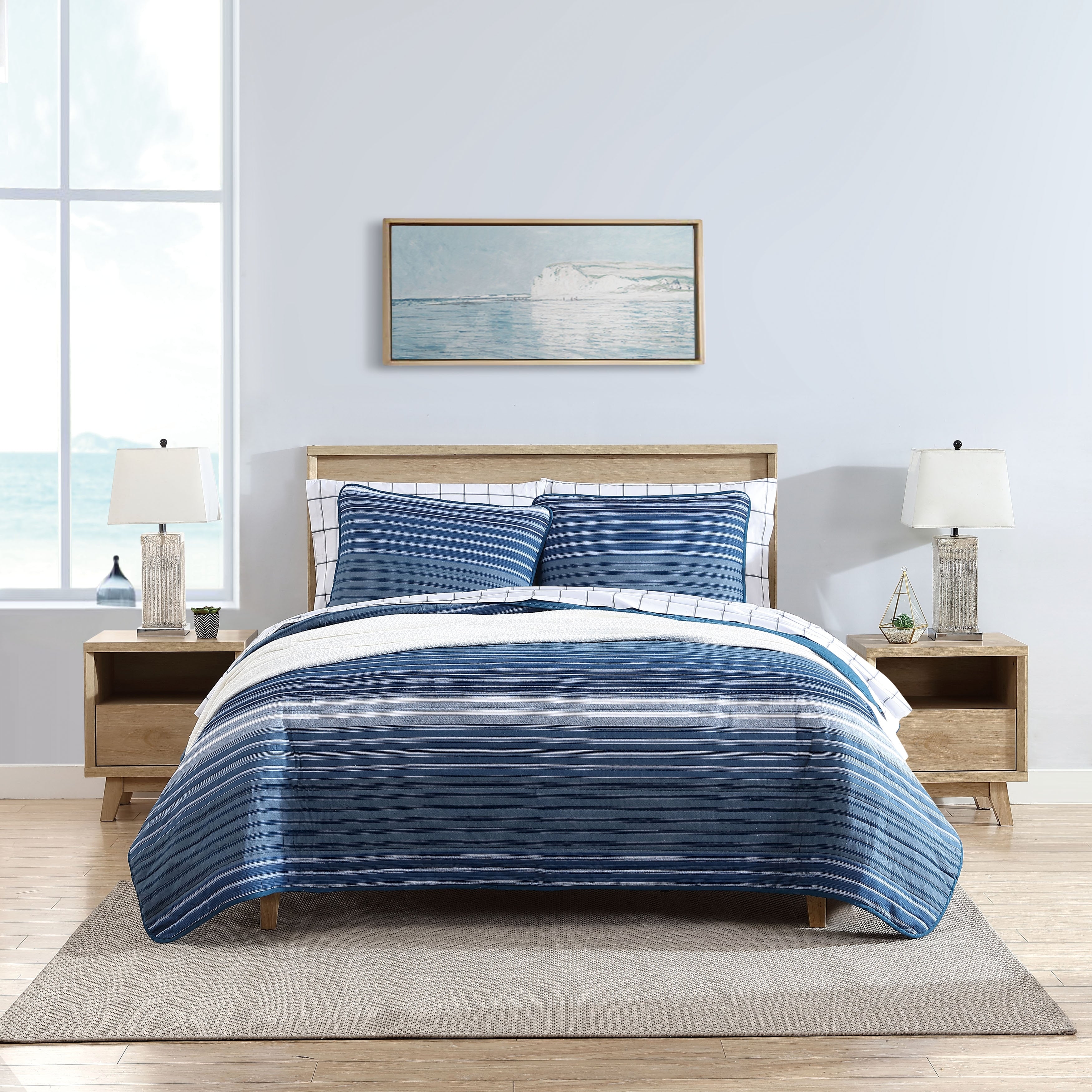 Nautica Coveside Cotton Quilt Set