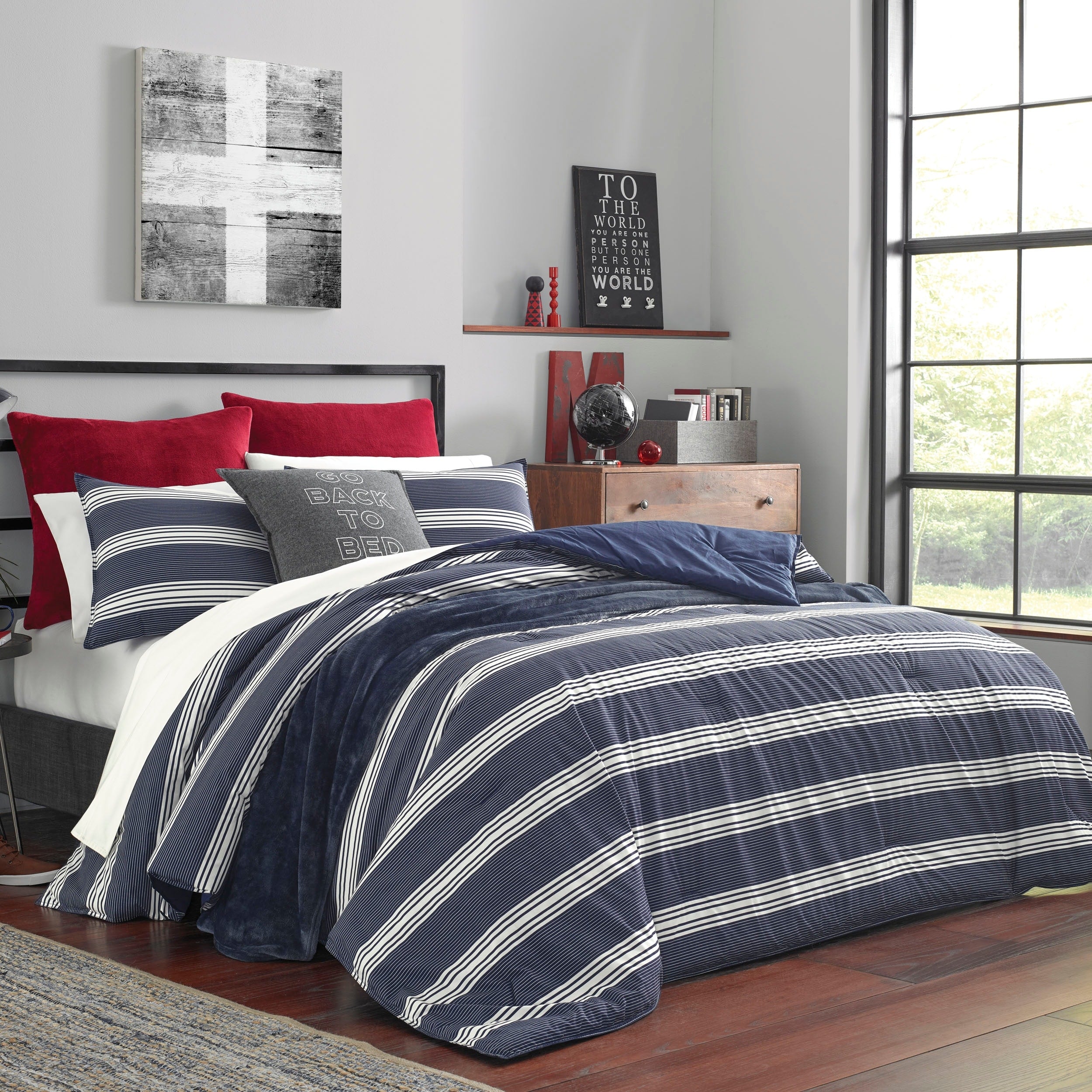 Nautica Craver Navy Duvet Cover Set