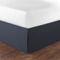 Nautica Navy Cotton 15 Inch Drop Bedskirt