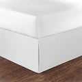 Nautica White Cotton 15 Inch Drop Bedskirt