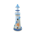 Puzzled Nautical Decor Light Blue Lighthouse With Large Starfish