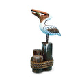 Nautical Decor Multicolor Plastic Standing Pelican