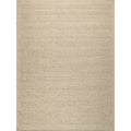 Navarra Handloomed New Zealand Wool Ivory Area Rug 8 X 10