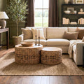 Navi Banana Leaf Nesting Coffee Tables Set Of 2 By East At Main