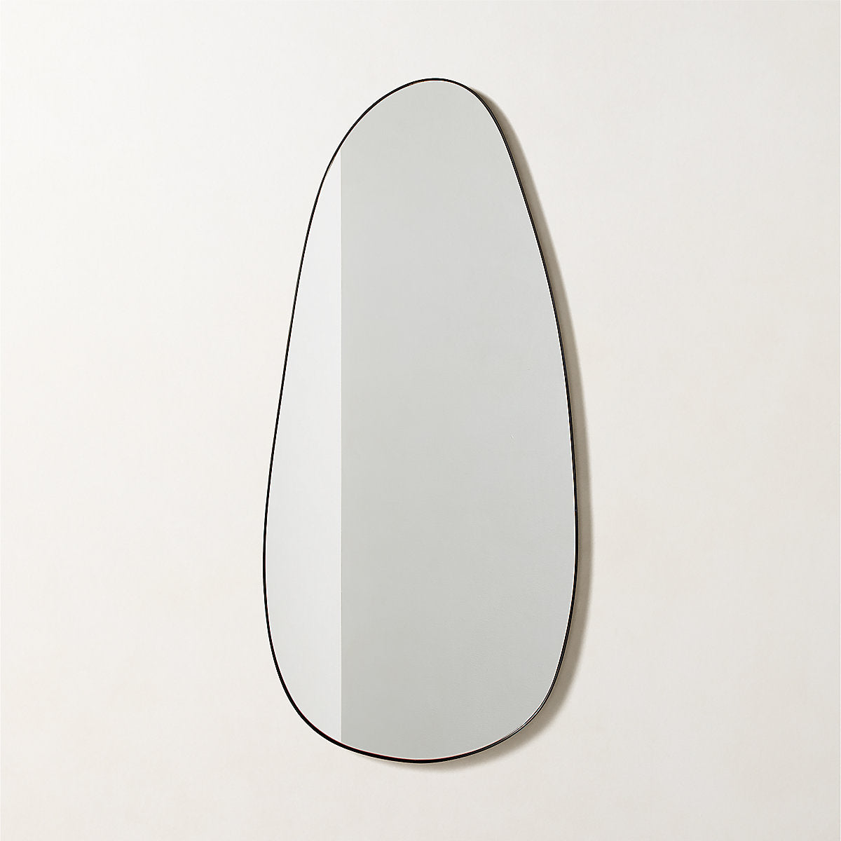 Navone Blackened Brass Wall Mirror 36''x32''